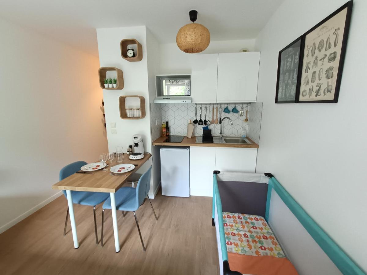 Studio Cosy Neuf + Lit Bebe A 4 Minutes Rer A Montévrain Exterior foto