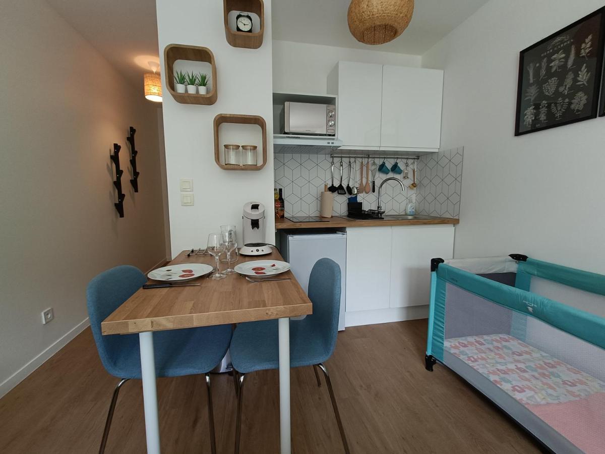 Studio Cosy Neuf + Lit Bebe A 4 Minutes Rer A Montévrain Exterior foto
